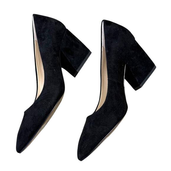 Botkier Stella Black Suede Pumps Size 7 - Picture 5 of 8